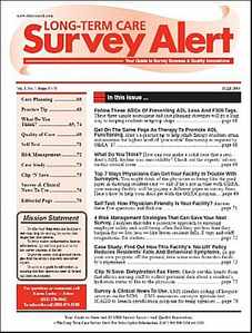 Long Term Care Survey Alert