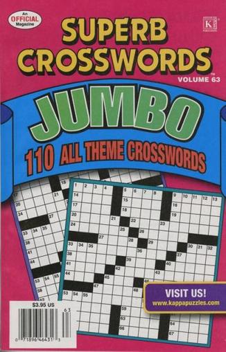 Superb Crosswords Jumbo Magazine Cover